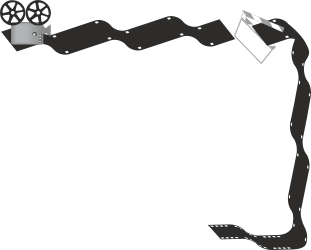 Black and White Camera Clipart for Leisure and Movie Themes