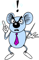 Cartoon Mouse with Tie and Light Bulb Clipart: Fun and Engaging Illustrations