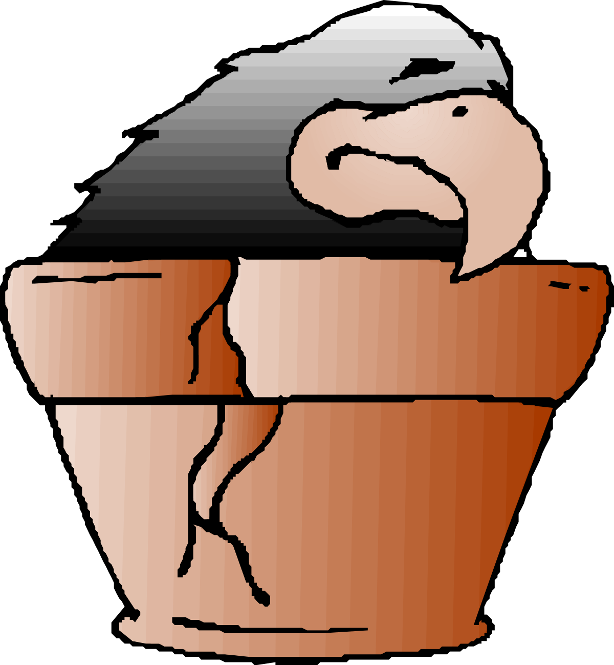Pot with Plant - Vibrant Indoor Garden Clipart