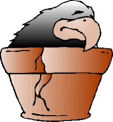 Pot with Plant - Vibrant Indoor Garden Clipart