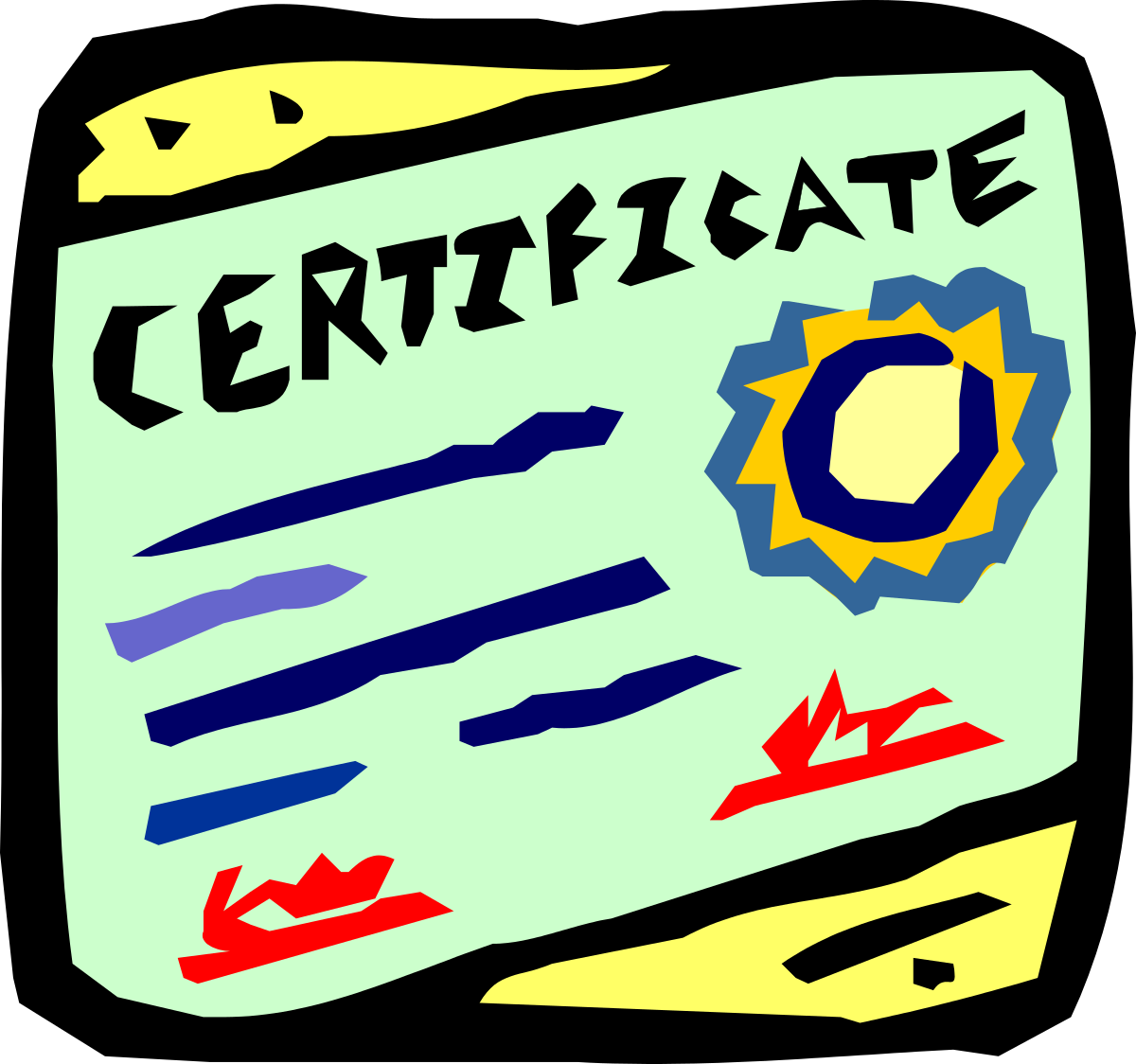 Certificate Clipart - Essential Paper Design for Awards and Achievements