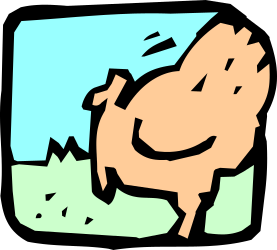 Pig and Cat Together: Adorable Clipart for Fun Projects