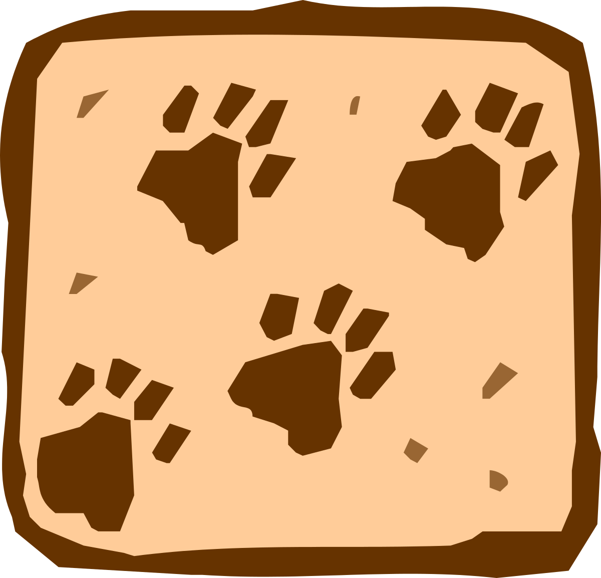 a piece of bread with chocolate on it clip art png transparent Chocolate-Topped Bread Clipart for Delicious Designs