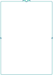 Green Border Clipart on Black Background - Elegant Decorative Frames