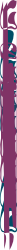 Abstract Purple and Blue Borders and Bars Clipart for Creative Designs