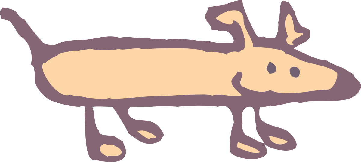 a brown and white goat with a long nose clip art png transparent Brown and White Goat with Long Nose - Charming Clipart for Your Projects