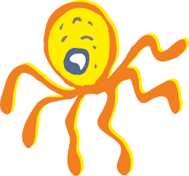 Cartoon Spider with a Big Smile - Fun and Playful Clipart