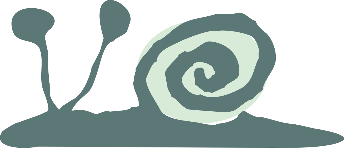 Snail Clipart with Long Tail - Cute and Unique Illustrations