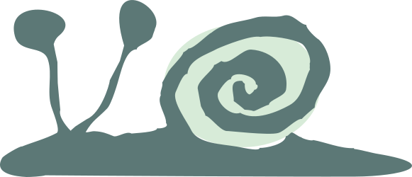 Snail Clipart with Long Tail - Cute and Unique Illustrations