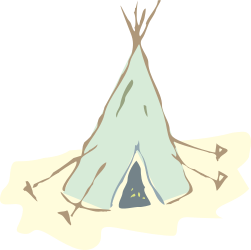 Teepee Clipart: Vibrant and Authentic Native American Shelter Images