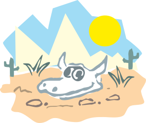 Cat Laying in Sand with a Bright Sun - Charming Clipart Scene
