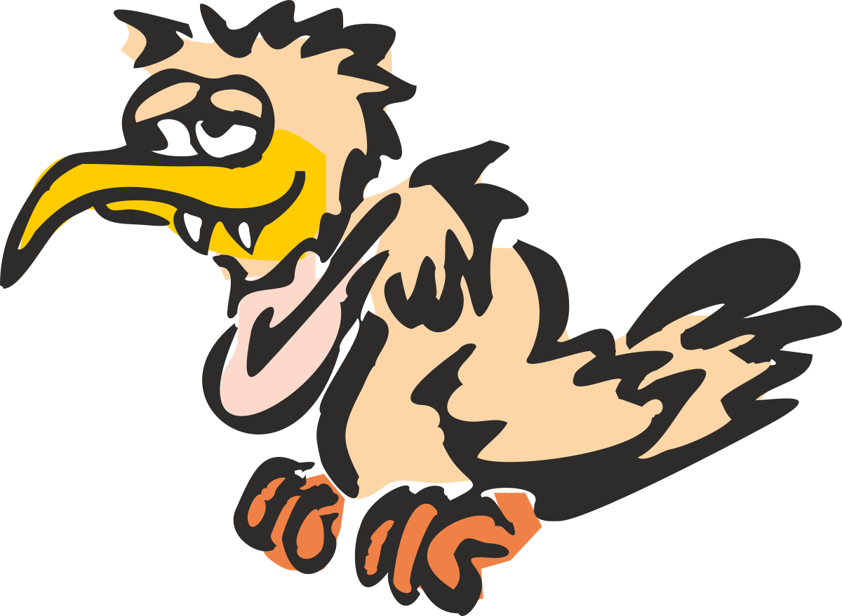 a cartoon bird with a big beak clip art png transparent Cartoon Bird with Big Beak Clipart for Fun Designs