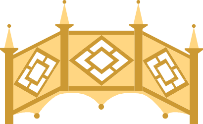 Golden Crown Clipart: Majestic Four-Crowned Design