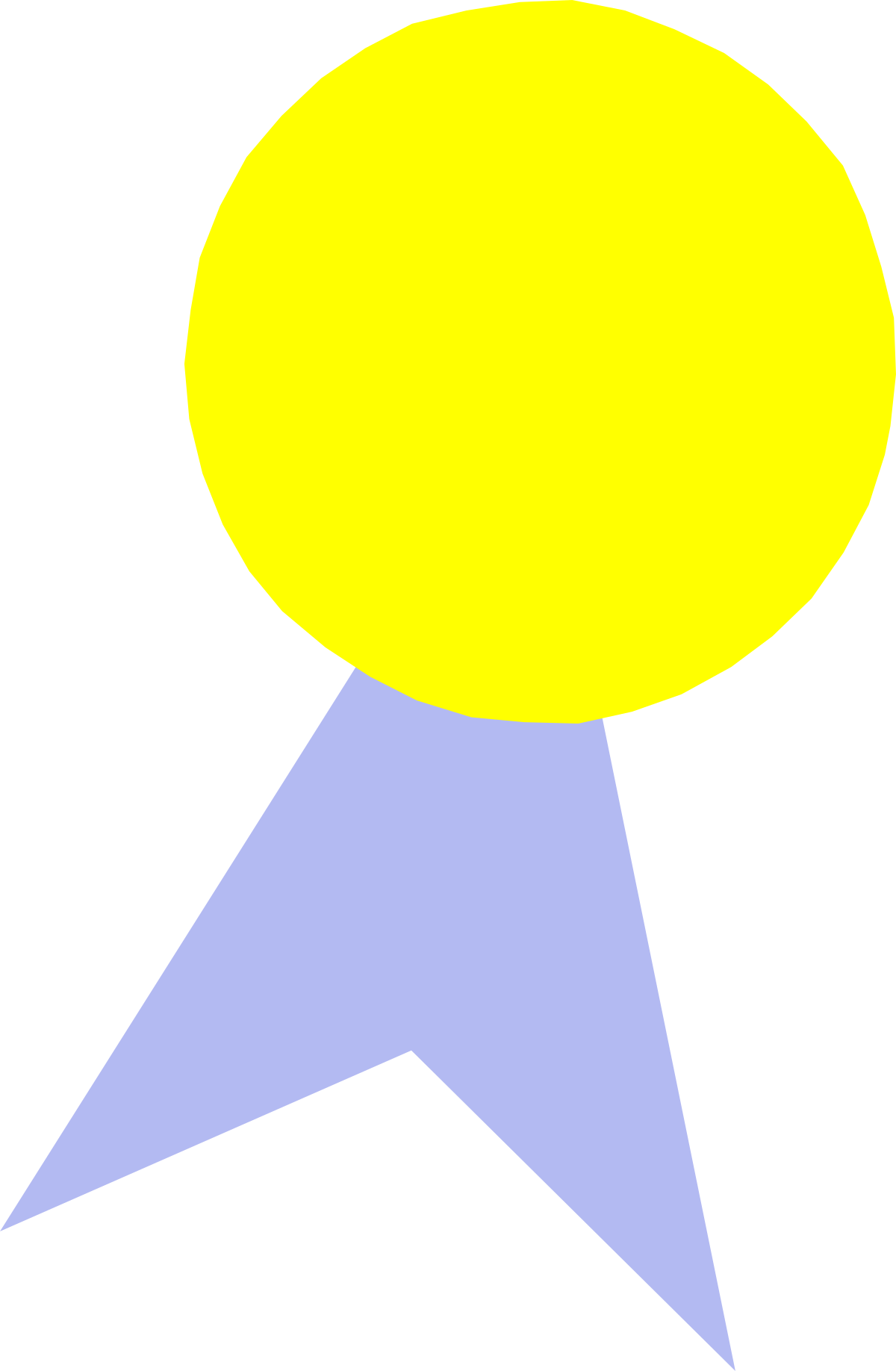 Yellow and Blue Speech Bubble Clipart for Engaging Communication