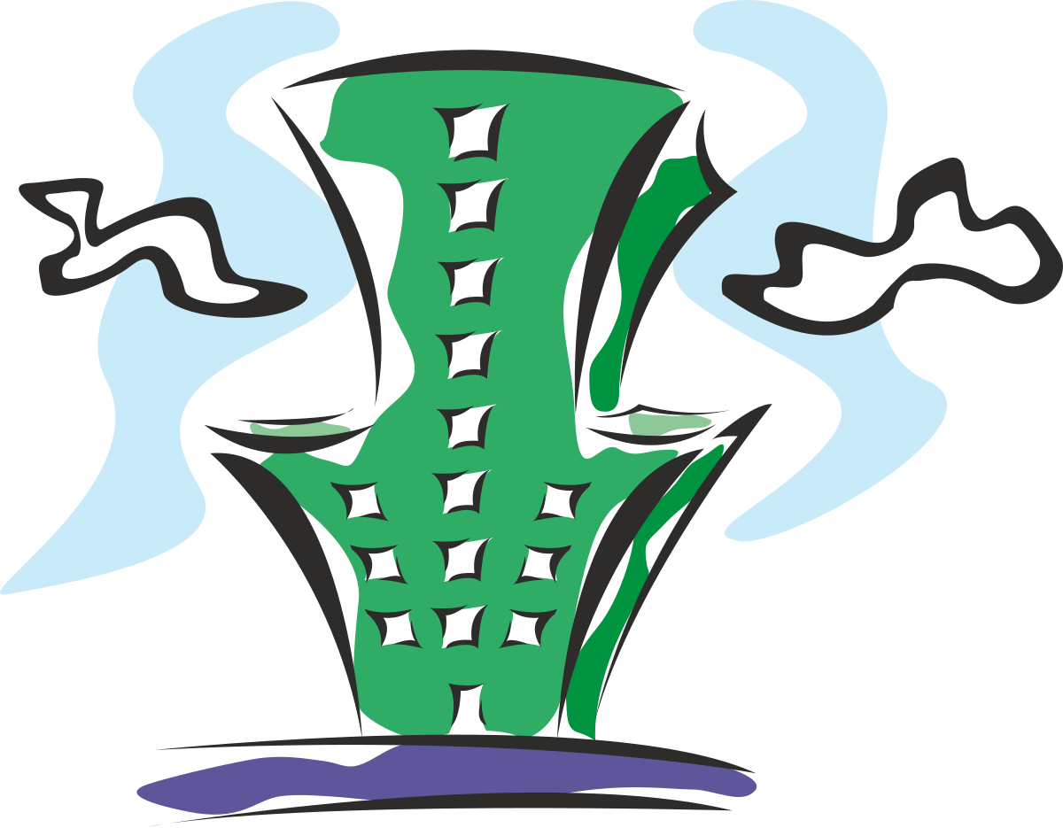 Green Vase with White and Black Swirls - Stunning Clipart for Your Projects
