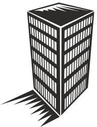 Tall Building Shadow Clipart - Urban Landscape