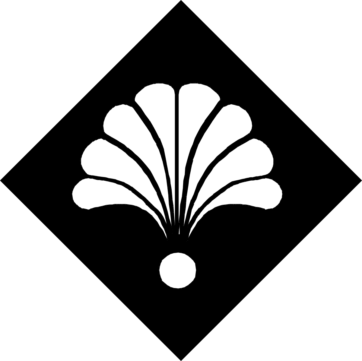 White Flower on Black Background: Stunning Clipart for Elegant Designs