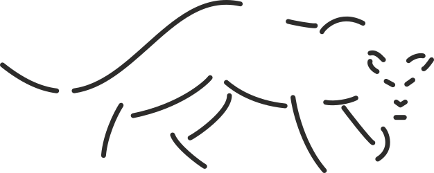 Lion Clipart: Elegant Black and White Drawing for Creative Projects
