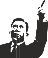 Businessman in Suit and Tie Waving Clipart - Professional Greeting Vector