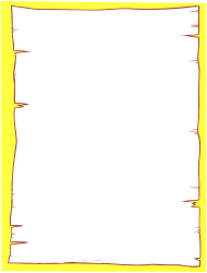 Yellow Frame with Black Border Clipart - Versatile Borders and Frames for Creative Projects