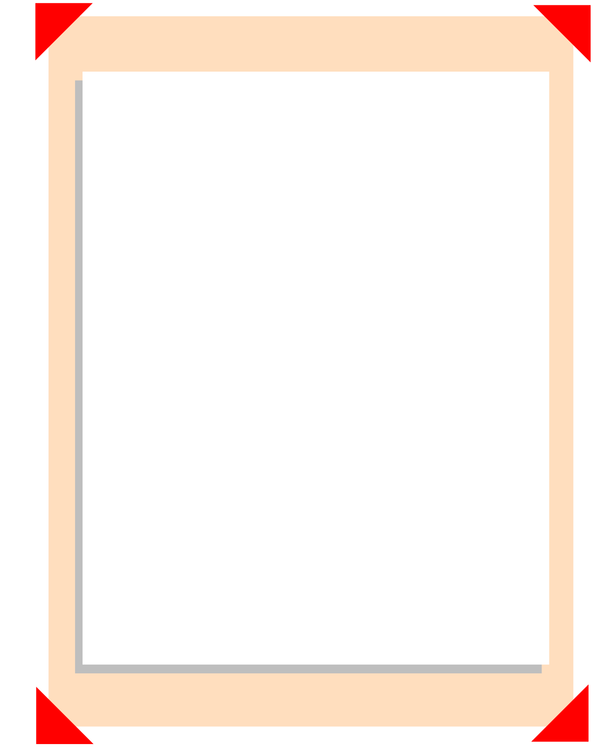 a blank paper with a red arrow pointing up clip art png transparent Borders and Frames - Blank Paper with Upward Red Arrow Clipart