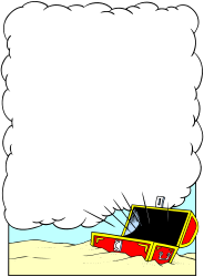 Blank Pirate Ship Clipart - Creative Borders and Frames