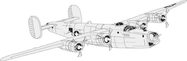 Propeller Plane Clipart - Vintage Aircraft Design