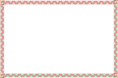 Stylish Pink and Black Square Frame Clipart with Unique Patterns
