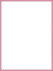 Pink and Black Polka Dot Square Frame Clipart - Stylish Borders and Frames
