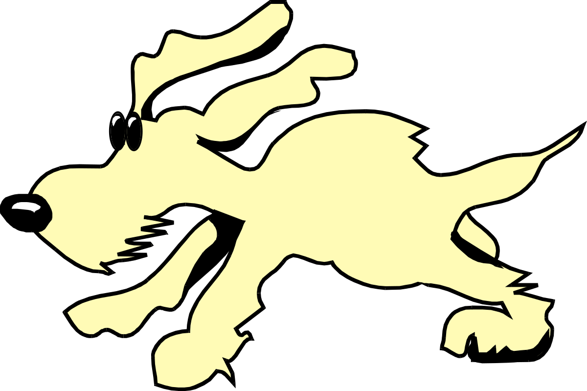 Long Tail Dog Clipart: Adorable and Playful Canine Illustrations