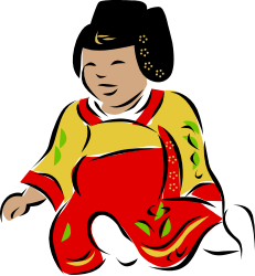Vibrant Man in Red and Yellow Outfit Clipart for Fun Projects