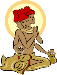 Cartoon Man Sitting on the Ground - Fun Clipart for Your Projects