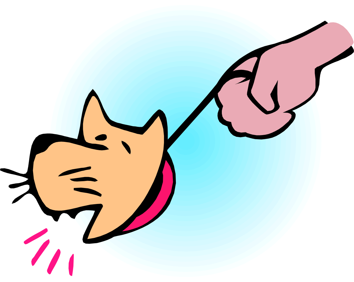 Cat with Pink Collar Clipart - Adorable Feline Design