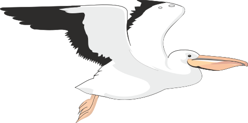 Flying White Peophus Clipart: Captivating Aerial Scene