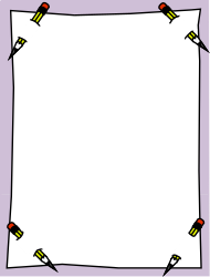 Borders and Frames with Pencil Clipart for Creative Design