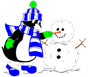 Snowman Clipart: Whimsical Winter Character for Festive Designs