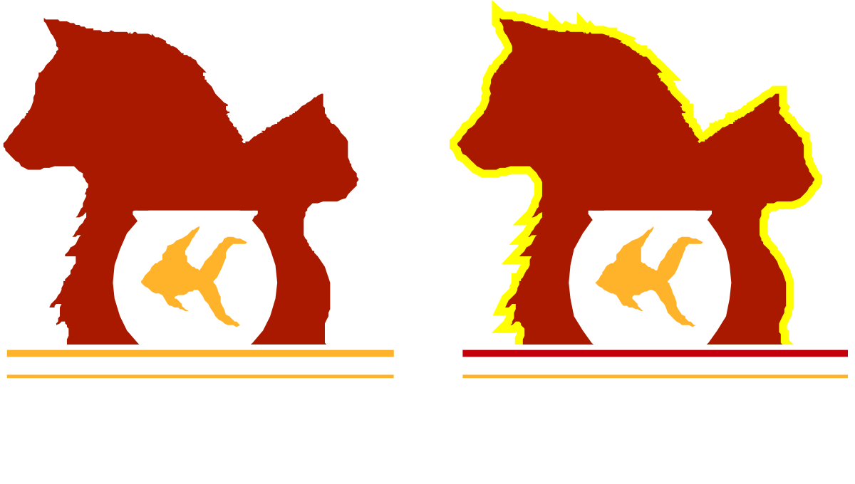 Fire Symbols Clipart - Three Distinct Color Variants
