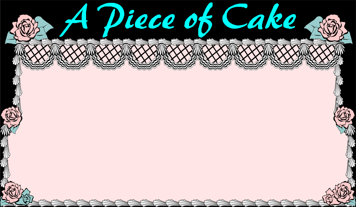 Pink and Black Frame with Blue Border Clipart - Stylish Borders for Creative Projects