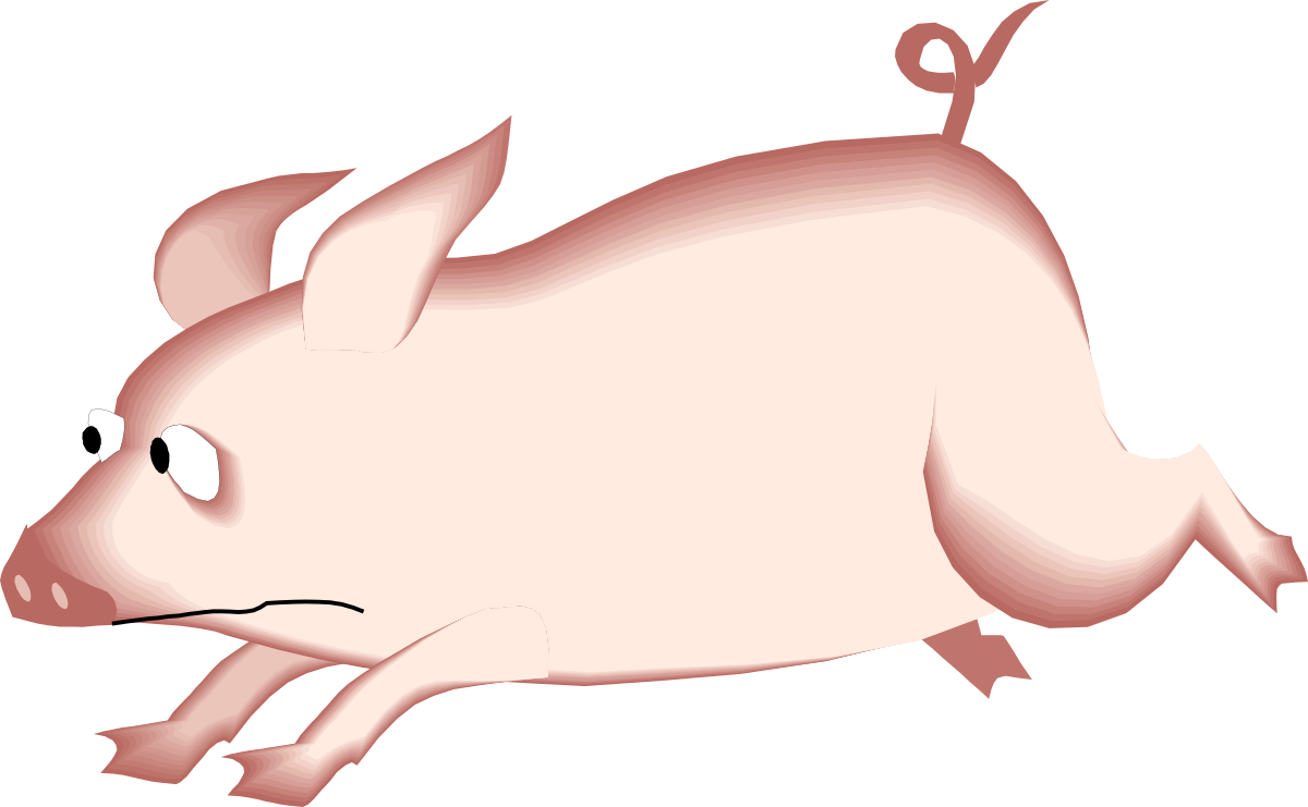 Big Nose Pig Clipart - Adorable and Fun Farm Animal Illustrations