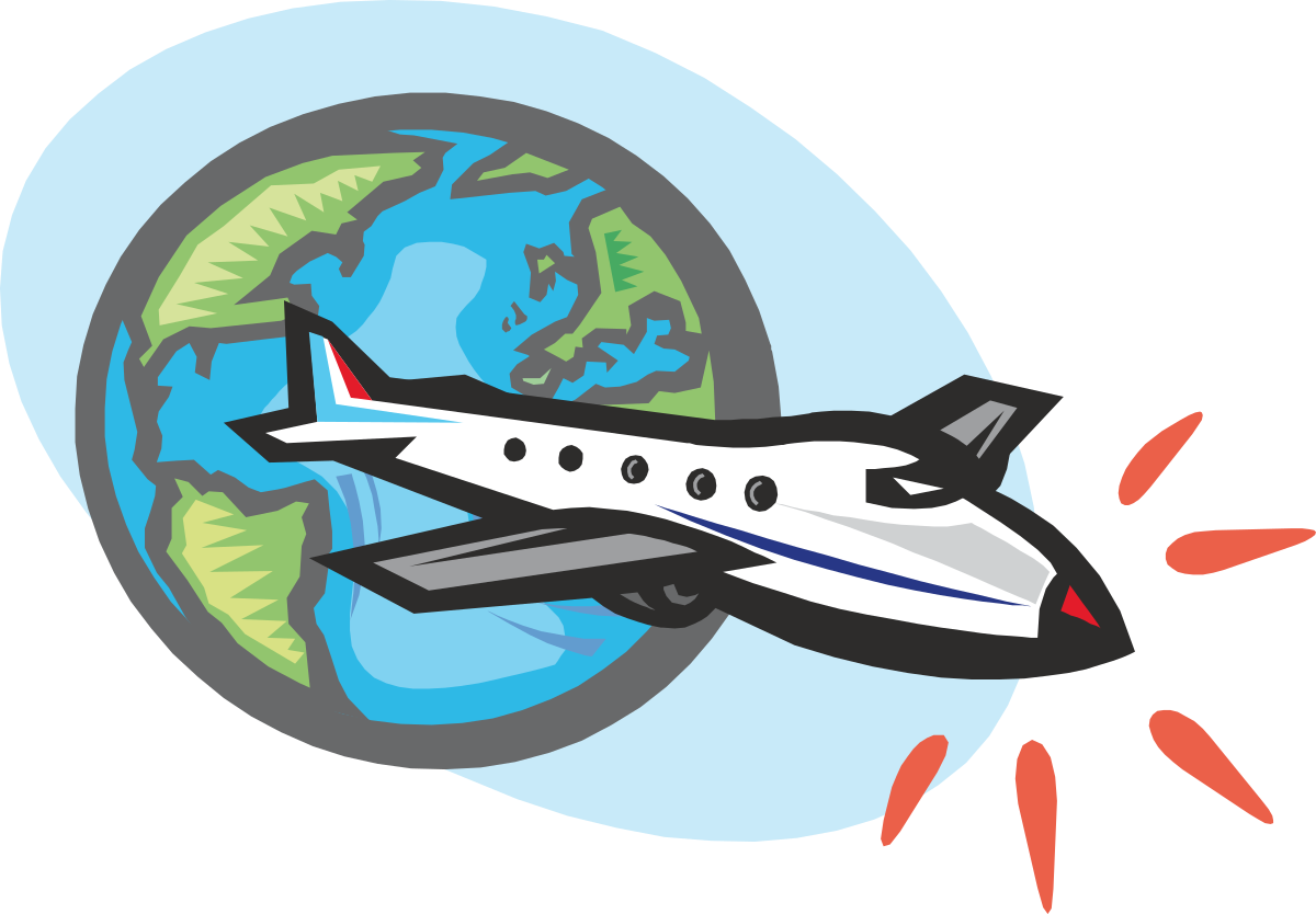 a plane flying over the earth clip art png transparent Plane Flying Over Earth - Stunning Clipart Illustration