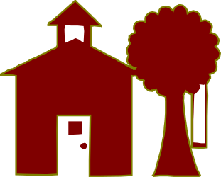 Red House with Tree - Charming Clipart for Your Projects