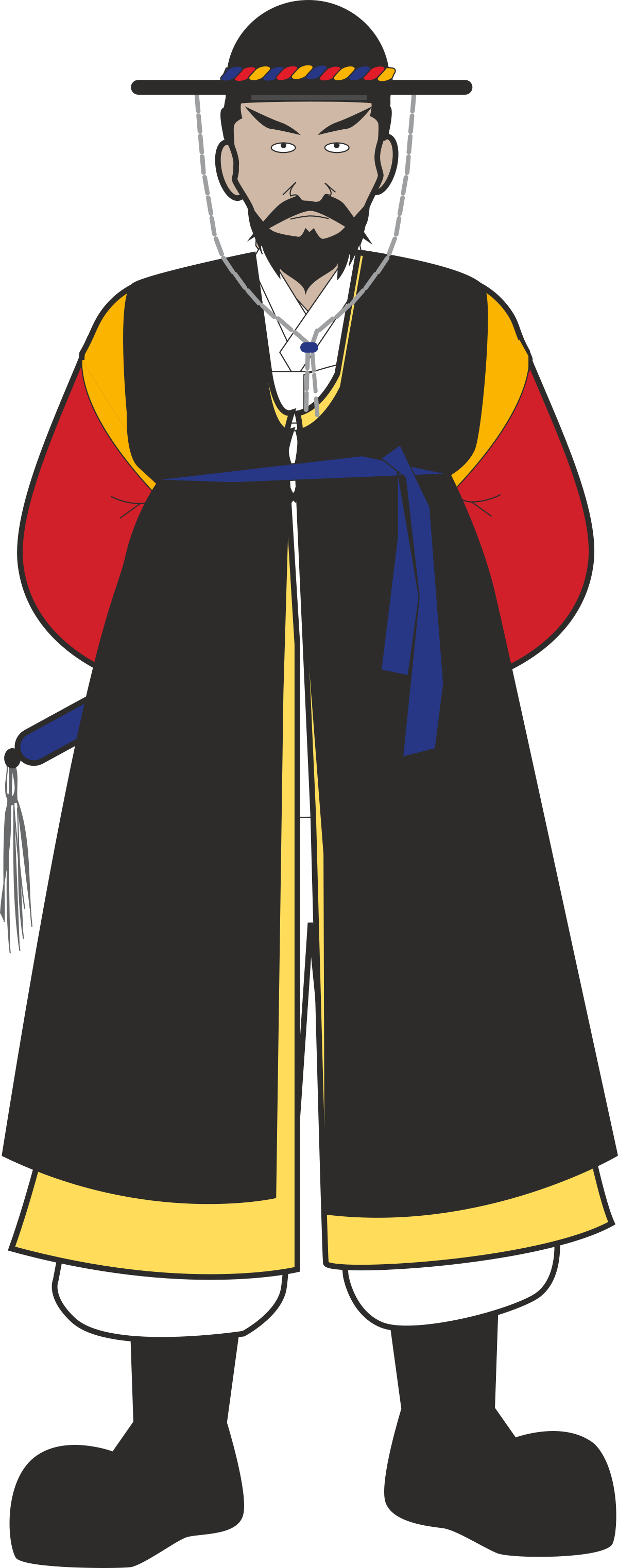 a cartoon character in a black robe and hat clip art png transparent Cartoon Character in Black Robe and Hat Clipart - Perfect for Creative Projects