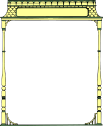 Gold Border Frame Clipart: Elegant Decorative Borders for Your Projects