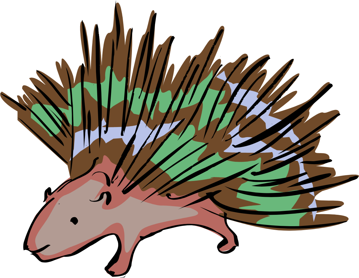 a hedge hedge with a green and brown tail clip art png transparent Hedge Hedge with Green and Brown Tail Clipart for Creative Projects