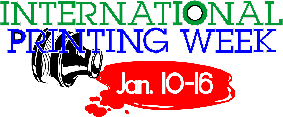 international printing week logo clip art png transparent International Printing Week Logo Clipart - Celebrate the Art of Printing
