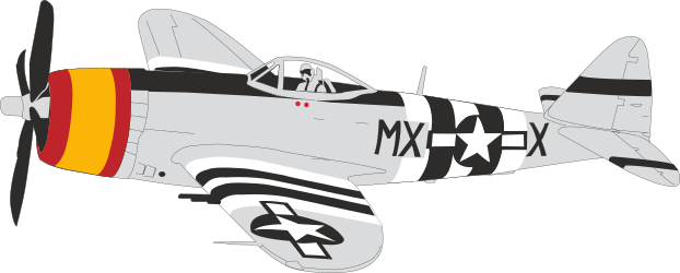 Propeller Plane Clipart - Charming Small Aircraft Design