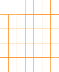 Black Background Grid of Squares Clipart Design