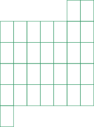 Black and Green Grid Graphic with Squares for Versatile Uses