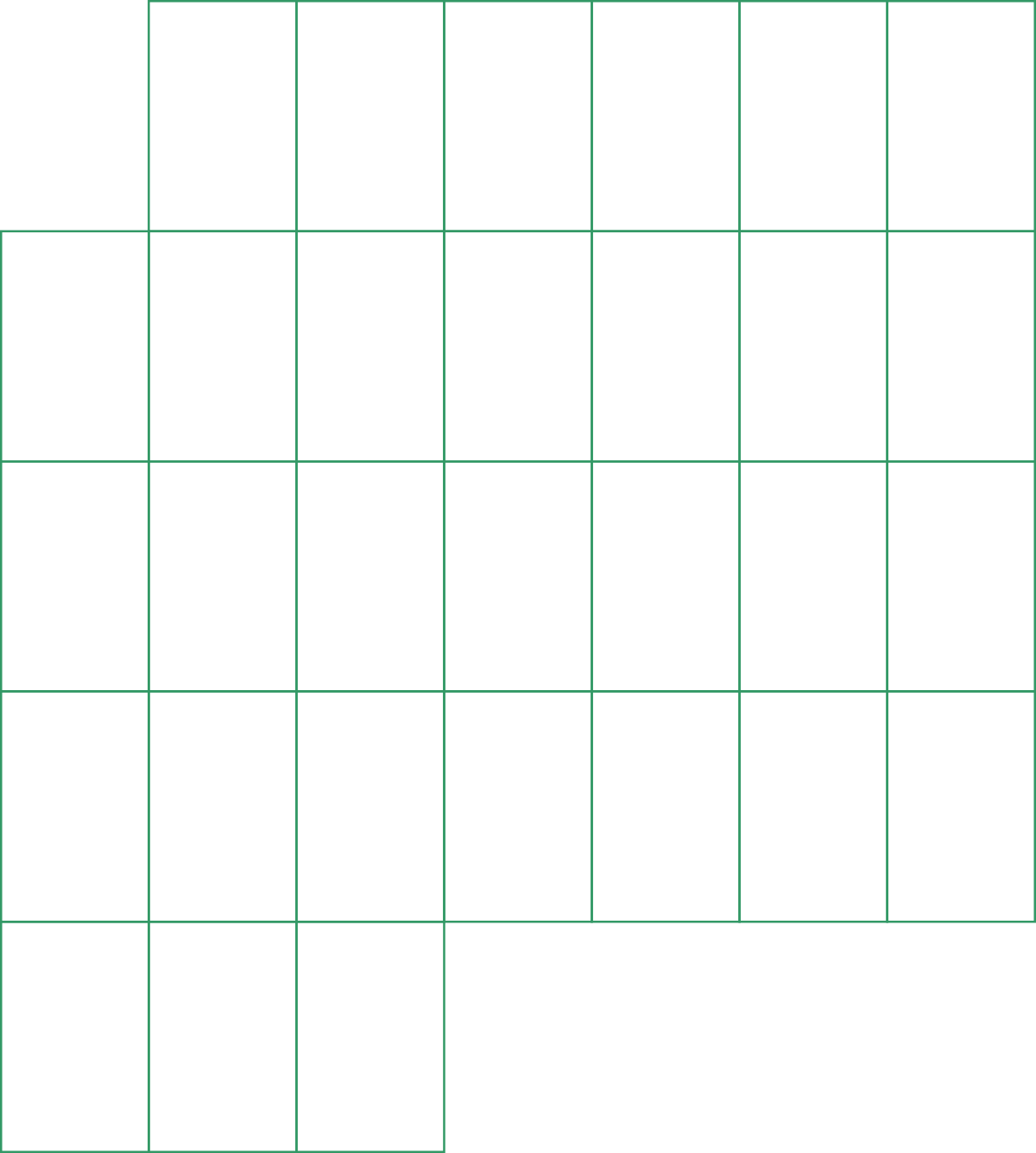 Black Square with Green Border Clipart for Bold Design Needs