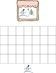 Sleeping Cartoon Character in Bed Clipart